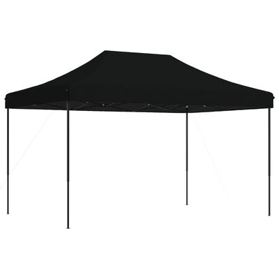 vidaXL Tenda da Festa Pieghevole Pop-Up Nero 292x292x315 cm