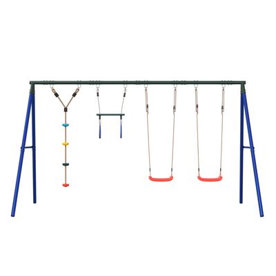 vidaXL Set Gioco da Esterno con Altalene Trapezio e Altalena a Disco