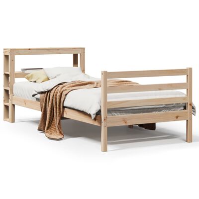 vidaXL Letto senza Materasso 90x200 cm in Legno Massello di Pino