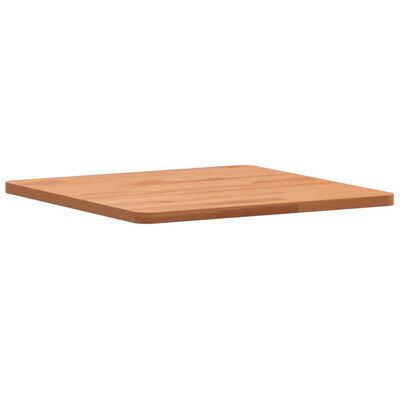 vidaXL Piano per Tavolo 40x40x1,5 cm Quadrato Legno Massello di Faggio