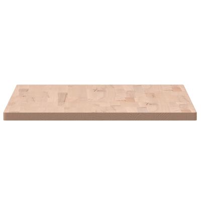 vidaXL Piano Bagno 100x60x2,5 cm in Legno Massello di Faggio