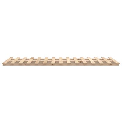 vidaXL Giroletto senza Materasso 100x200 cm in Legno Massello di Pino