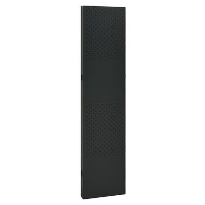 vidaXL Paravento a 4 Pannelli 2 pz Nero 160x180 cm in Acciaio