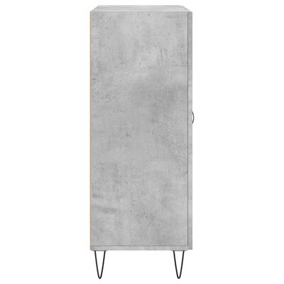 vidaXL Credenza Grigio Cemento 69,5x34x90 cm in Legno Multistrato