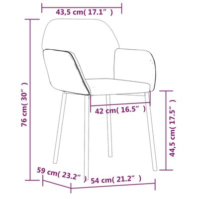 vidaXL Sedie da Pranzo 2 pz Verde Chiaro in Velluto