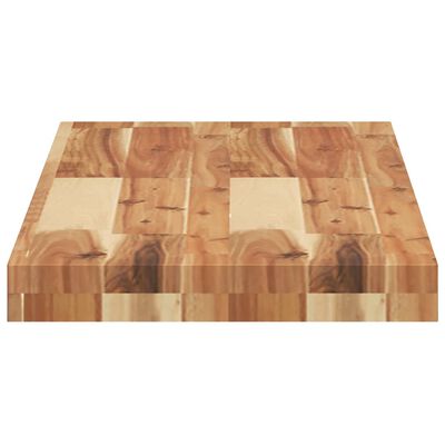 vidaXL Mensole da Parete 2 pz 80x30x4 cm Legno Acacia Rifinito a Olio