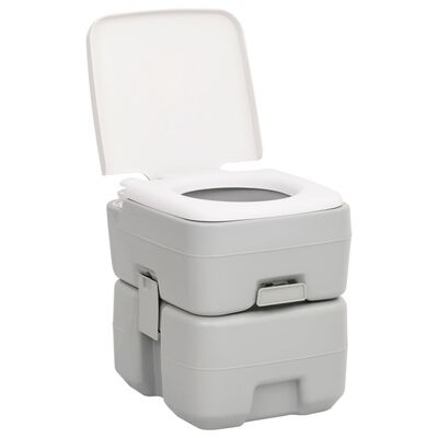 vidaXL Set Toilette Portatile Campeggio Supporto Lavamani Tanica Acqua