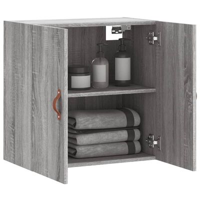 vidaXL Mobile Pensile Grigio Sonoma 60x31x60 cm in Legno Multistrato