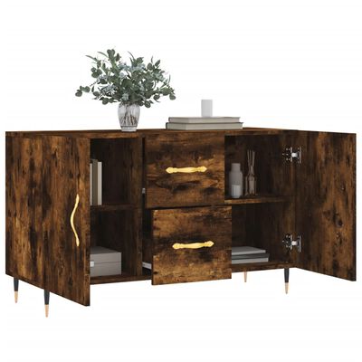 vidaXL Credenza Rovere Fumo 100x36x60 cm in Legno Multistrato