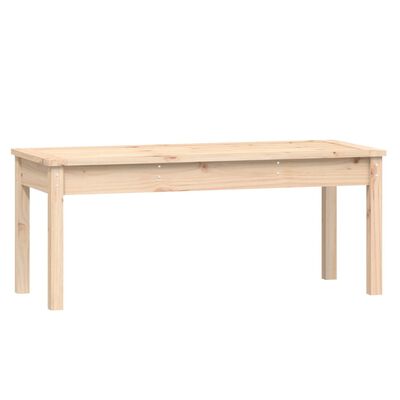 vidaXL Panca da Giardino 109x44x45 cm in Legno Massello di Pino