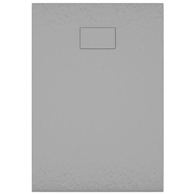 vidaXL Piatto Doccia in SMC Grigio 100x70 cm