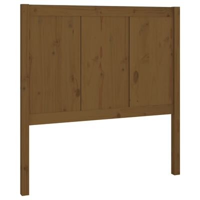 vidaXL Testiera per Letto ambra 105,5x4x100 cm Legno Massello di Pino