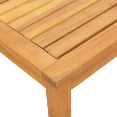 vidaXL Lettini Prendisole 2 pz con Tavolo Blu Legno Acacia e Textilene