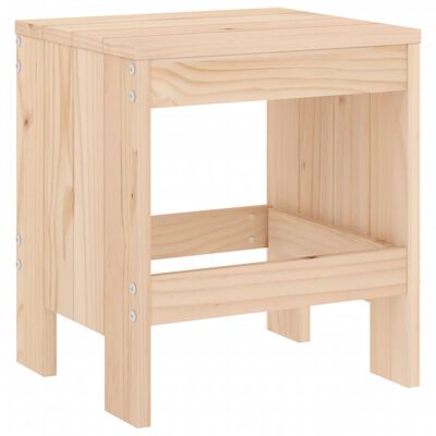 vidaXL Sgabelli da Giardino 2 pz 40x36x45 cm in Legno Massello di Pino