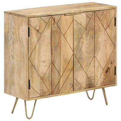 vidaXL Credenza 80x30x75 cm in Legno Massello di Mango