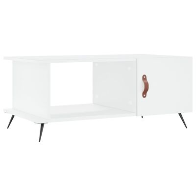 vidaXL Tavolino da Salotto Bianco 90x50x40 cm in Legno Multistrato