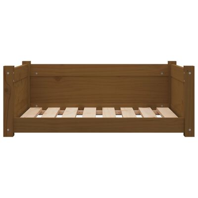 vidaXL Cuccia per Cani Ambra 75,5x55,5x28cm in Legno Massello di Pino