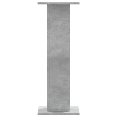 vidaXL Supporti per Piante 2 pz Grigio Cemento 30x30x80 cm Truciolato