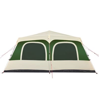 vidaXL Tenda Familiare a Cupola 10 Persone Verde a Rilascio Rapido