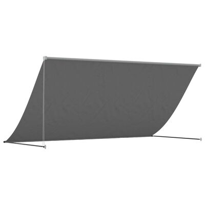 vidaXL Tenda da Sole Retrattile Antracite 300x150 cm Tessuto e Acciaio