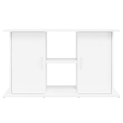 vidaXL Supporto Acquario 101x41x58 cm Legno Multistrato Bianco Lucido