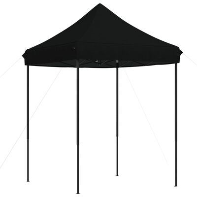 vidaXL Tenda da Festa Pieghevole Pop-Up Nero 200x200x306 cm