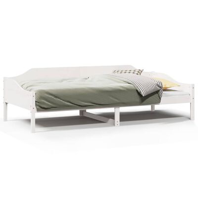 vidaXL Letto senza Materasso Bianco 90x200 cm Legno Massello di Pino