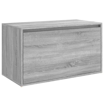 vidaXL Panca da Ingresso 80x40x45 cm Grigio Sonoma Legno Multistrato