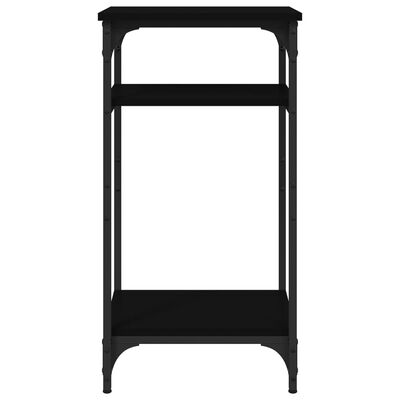 vidaXL Tavolino Nero 40x30x75 cm in Legno Multistrato