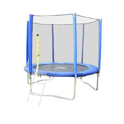 Trampolino tappeto elastico 305cm con rete scala e telo