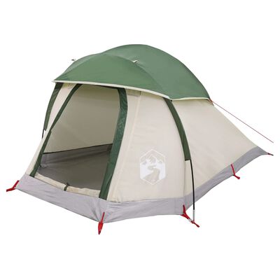 vidaXL Tenda da Campeggio a Cupola per 1 Persona Verde Impermeabile