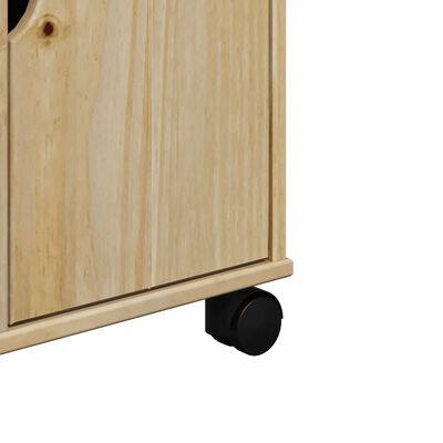 vidaXL Carrello da Cucina OTTA 59x45x80 cm in Legno Massello di Pino