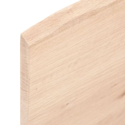 vidaXL Ripiano a Parete 80x30x2 cm Legno Massello Rovere Non Trattato