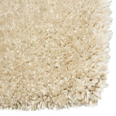 vidaXL Tappeto Shaggy a Pelo Lungo Beige 200x290 cm 50 mm