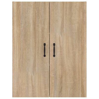 vidaXL Mobile Pensile Rovere Sonoma 69,5x34x90 cm in Legno Multistrato