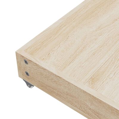 vidaXL Cassetti da Letto 2pz Grigio Scuro Legno Multistrato e Tessuto