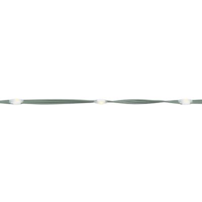 vidaXL Albero di Natale a Cono Bianco Freddo 3000 LED 230x800 cm