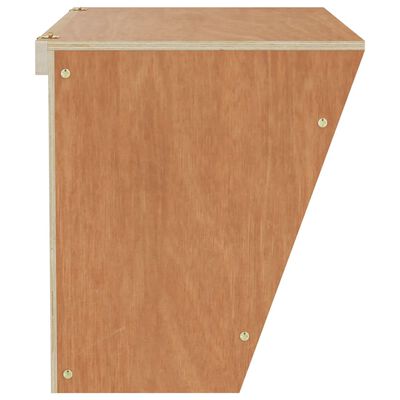 vidaXL Mangiatoia per Conigli 37x18,5x23 cm in Legno Massello di Abete