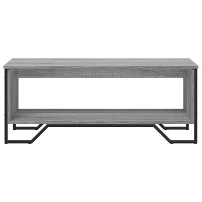 vidaXL Tavolino da Salotto Grigio Sonoma 100x51x40cm Legno Multistrato