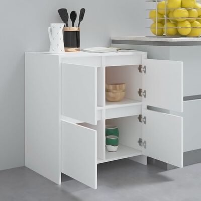 vidaXL Credenza Bianca 70x41x75 cm in Truciolato