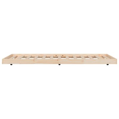 vidaXL Giroletto senza Materasso 90x200 cm in Legno Massello di Pino