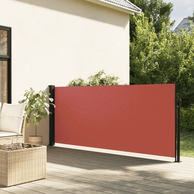 vidaXL Tenda da Sole Laterale Retrattile Terracotta 100x500 cm