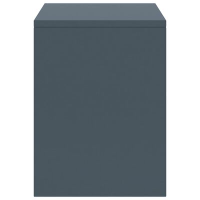 vidaXL Comodini 2 pz Grigio Chiaro 35x30x40 cm Legno Massello di Pino