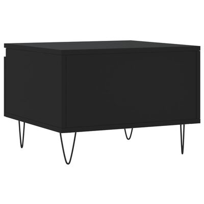 vidaXL Tavolino da Salotto Nero 50x46x35 cm in Legno Multistrato