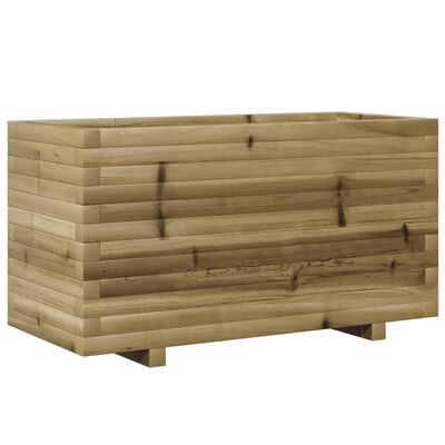 vidaXL Fioriera da Giardino 90x40x49,5 cm in Legno di Pino Impregnato