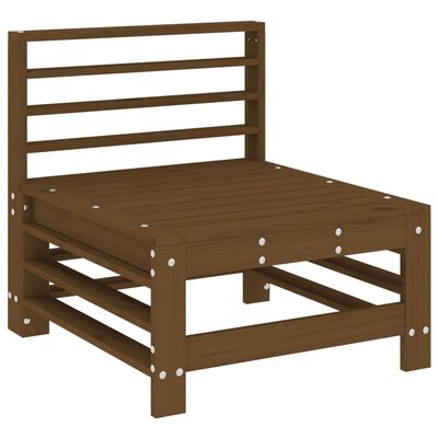 vidaXL Set Salotto da Giardino 6 pz ambra in Legno Massello di Pino