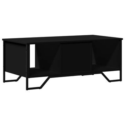 vidaXL Tavolino da Salotto Nero 100x51x40 cm in Legno Multistrato