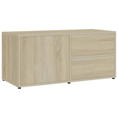 vidaXL Mobile Porta TV Rovere Sonoma 80x34x36 cm Legno Multistrato