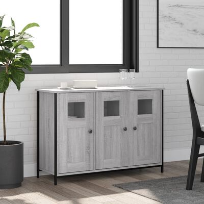 vidaXL Credenza Grigio Sonoma 100x35x70 cm in Legno Multistrato