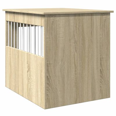 vidaXL Gabbia Cani Arredamento Rovere Sonoma 64,5x80x71cm Multistrato